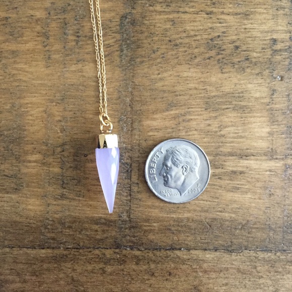 Dainty Rose Quartz Spike Choker - Picture 7 of 8